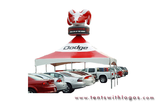 20 x 20 Tent in Motion - Dodge